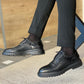 Fresno Black Croco Leather Shoes