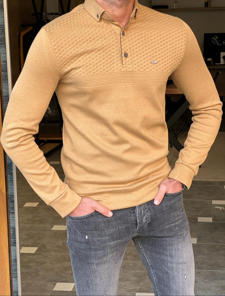 Orlando Yellow Polo Knitwear