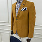 Kerem Camel Slim Fit Blazer
