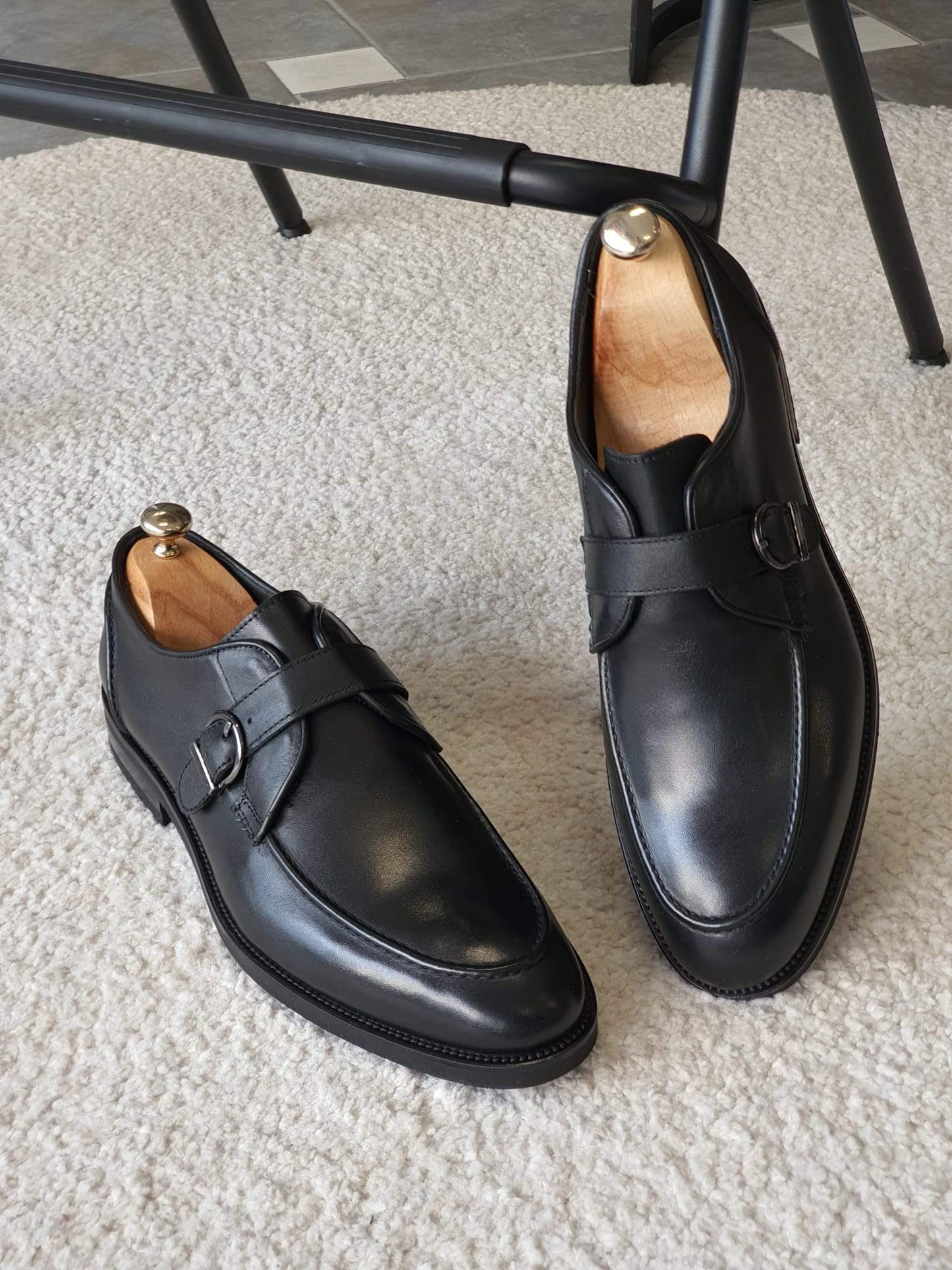 Preston Black Sardinelli Classic Shoes