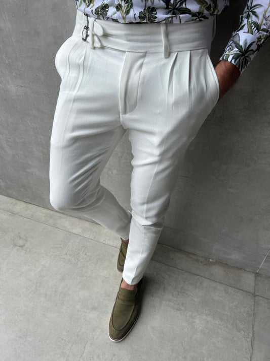 Jon White Slim Fit Pants