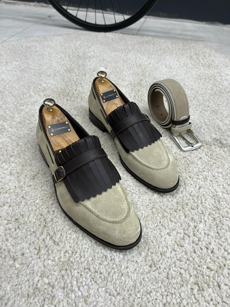 Rosario Suede Beige Shoes