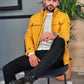 Catania Yellow Slim Fit Coat