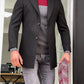 Hamilton Black Slim Fit Coat