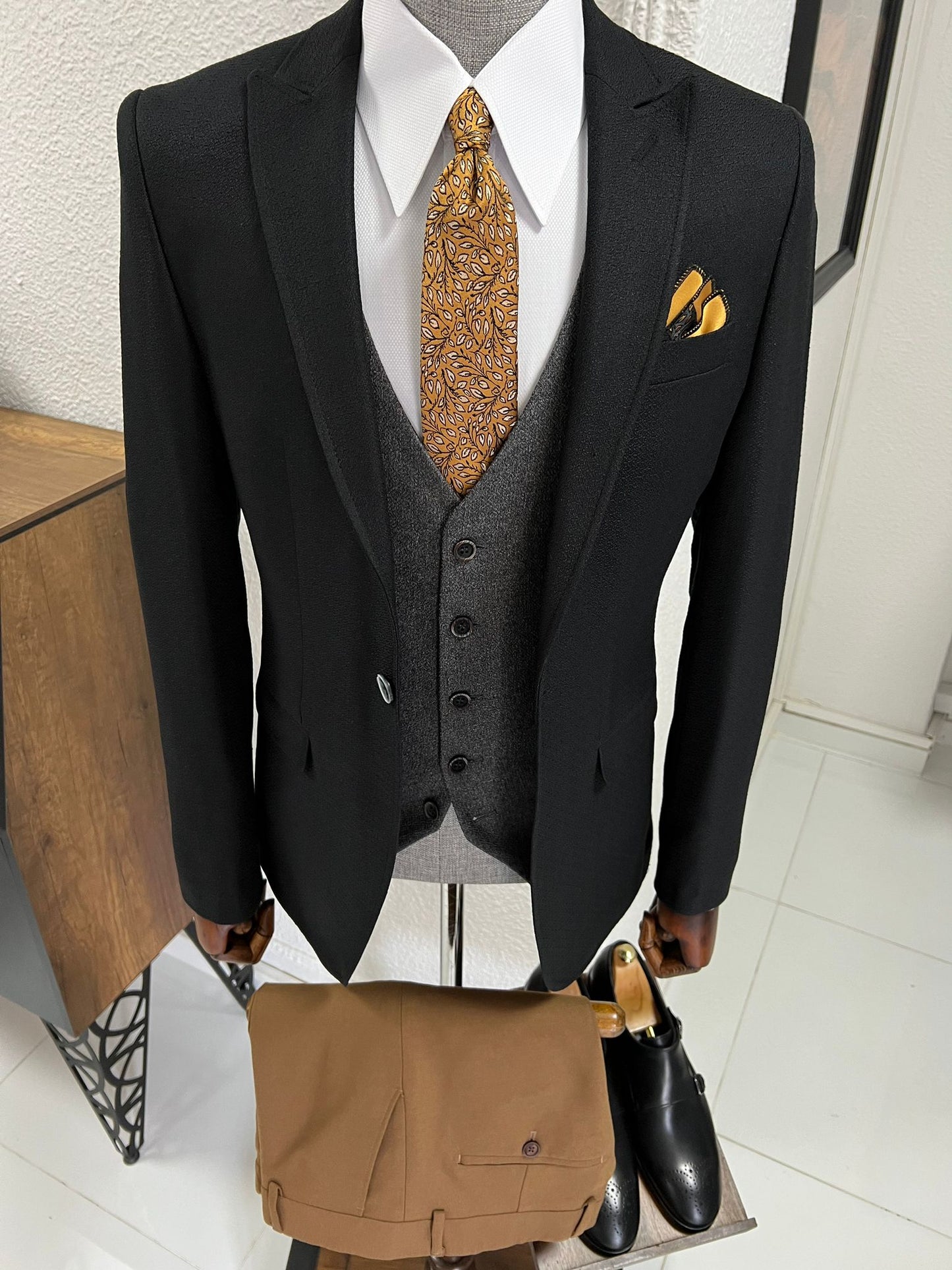 Michael Black Slim Fit Suit