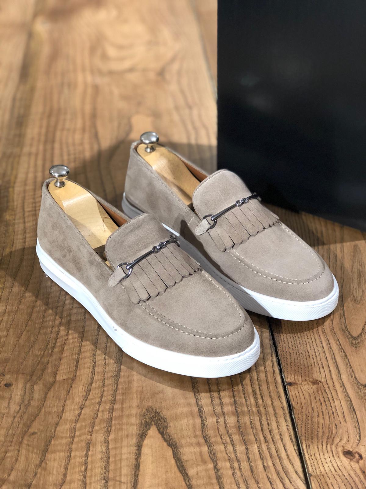 Elmore Beige Loafers