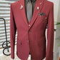 Varese Claret Red Slim Fit Suit