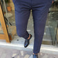 Melilla Navy Blue Slim Fit Pants