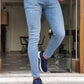 Elmore Blue Ripped Slim Fit Jeans