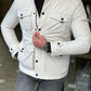 Orlando White Slim Fit Coat