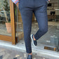 Bern Dark Blue Slim Fit Pants