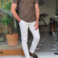 Elche Khaki Slim Fit Shirt