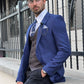 Paolo Sax Slim Fit Blazer