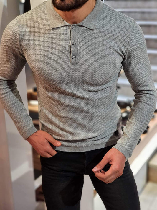 Barga Gray Knitwear