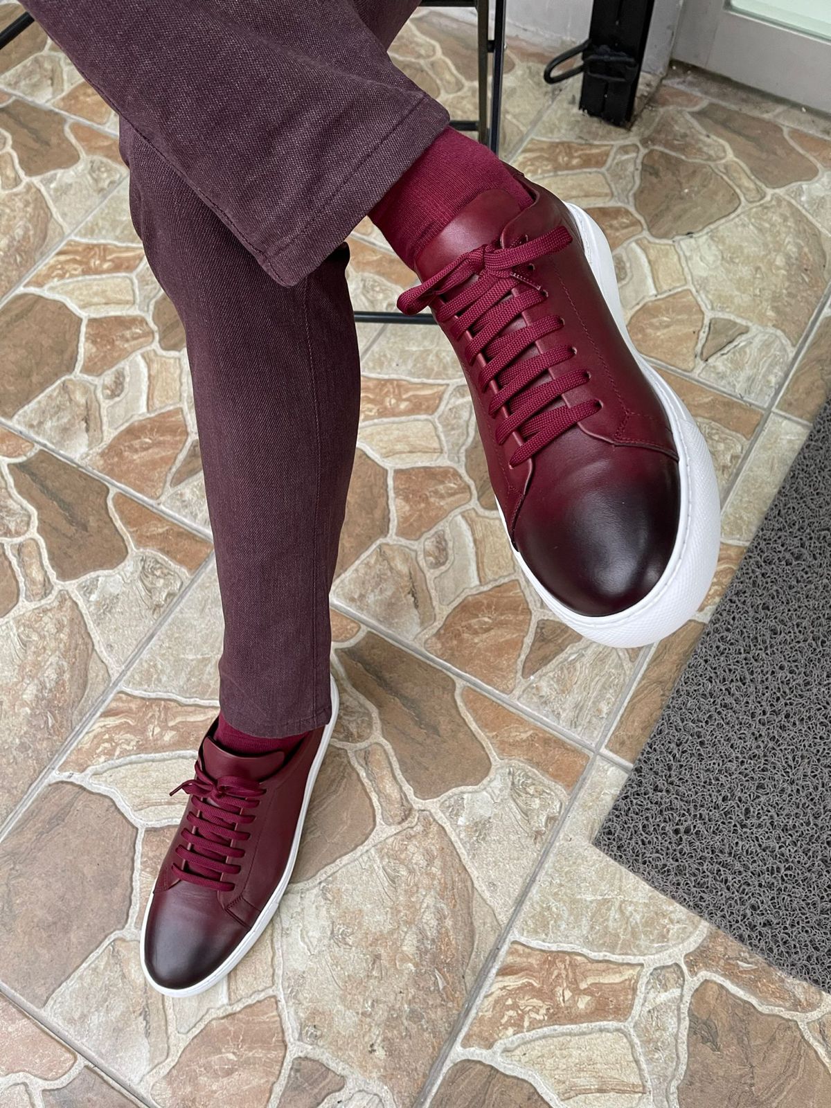 Madison Claret Red Sneakers