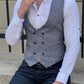 Chester Light Blue Double Breasted Vest
