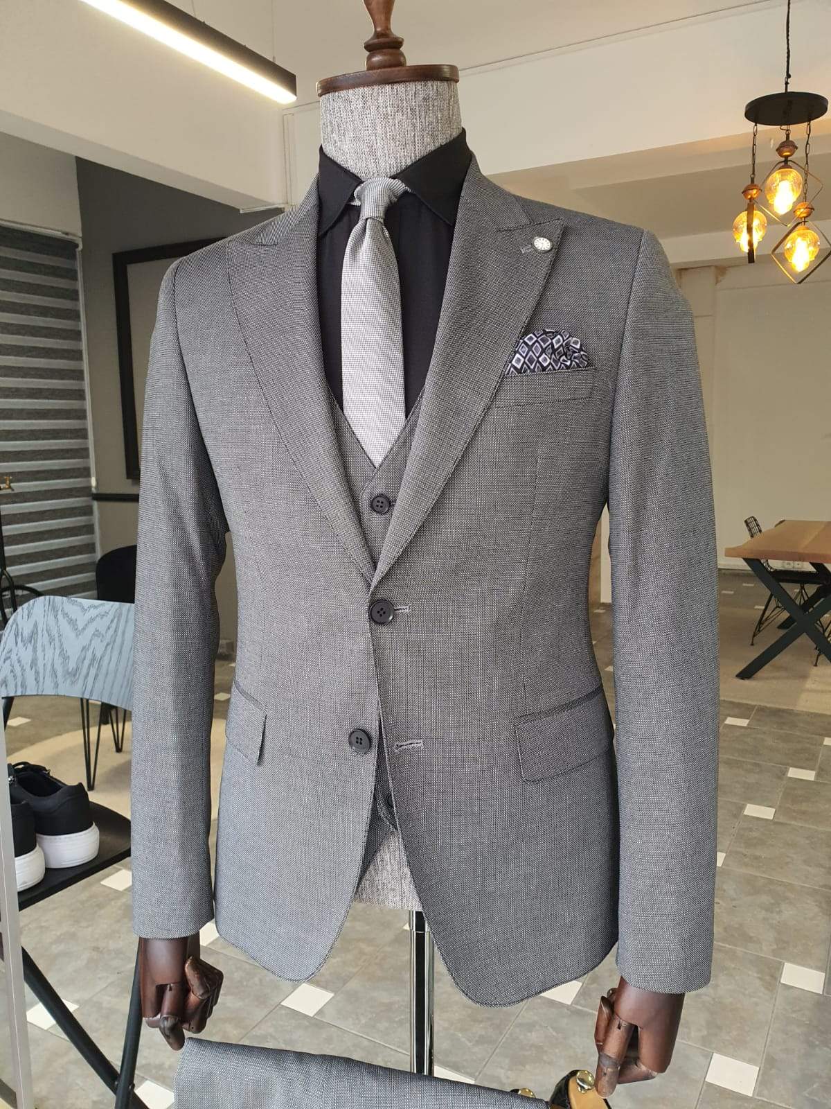 Geneva Gray Slim Fit Suit