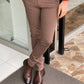 Madison Light Brown Slim Fit Pants