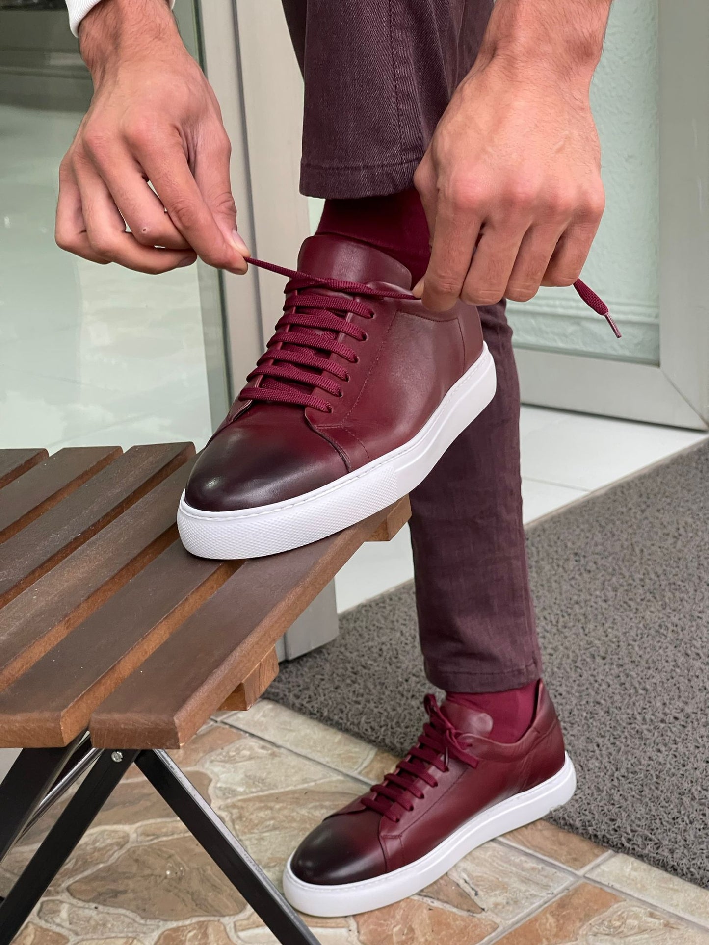 Madison Claret Red Sneakers