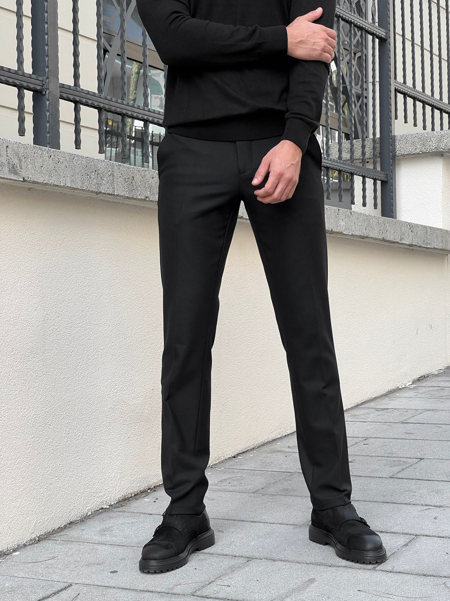 Sorrento Black Slim Fit Pants