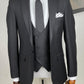 Blake Black Patterned Slim Fit Suit