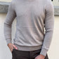 Rick Beige Turtleneck Sweater