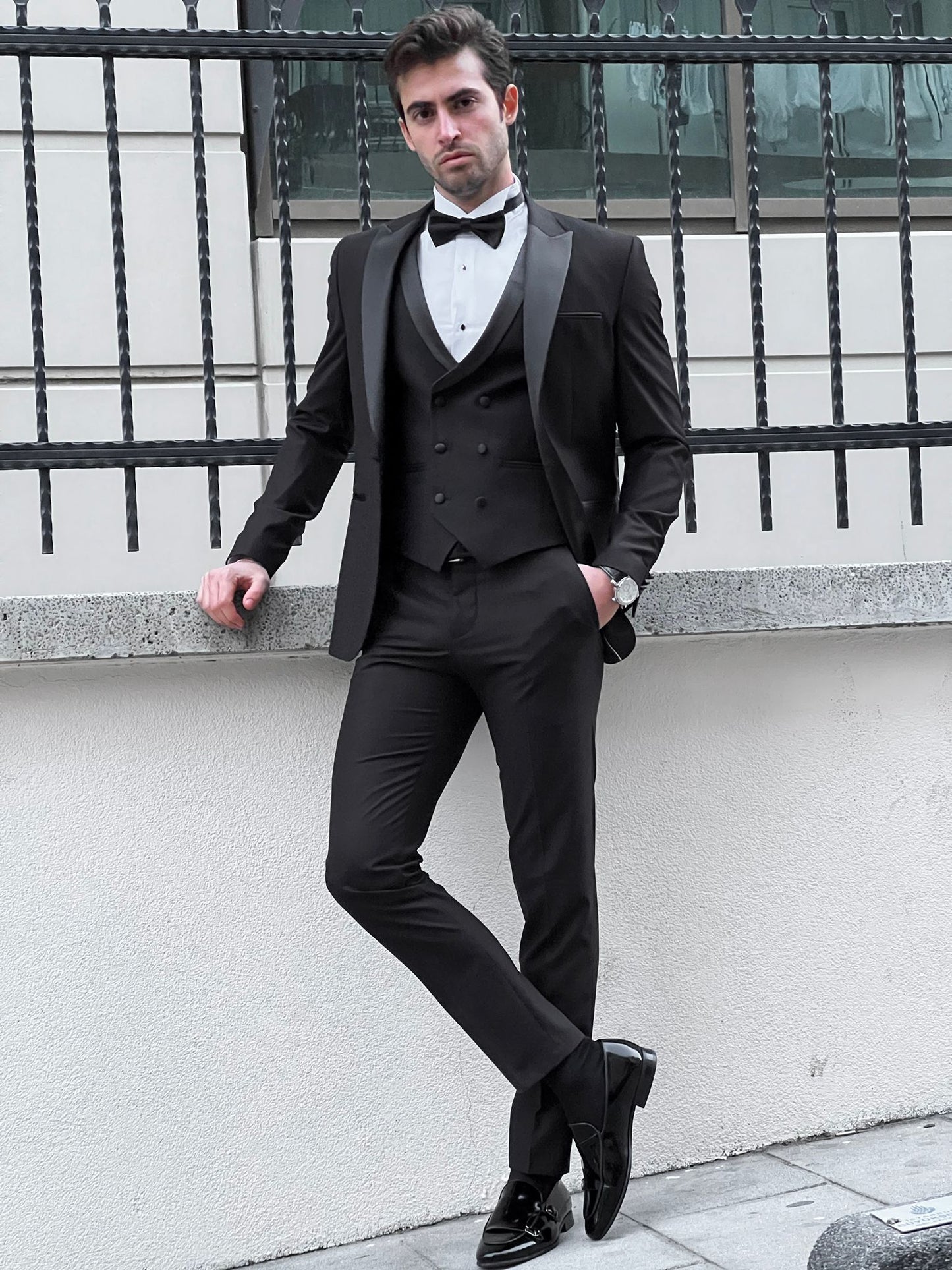 Ethan Black Tuxedo Suit