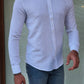 Chester White Patterned Slim Fit Shirt