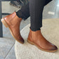 Dallas Camel Leather Chelsea Boots
