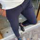 Melilla Navy Blue Slim Fit Pants