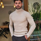 Lucca Beige Turtleneck Knitwear