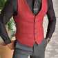Elmore Claret Red Vest