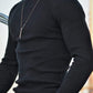 Scilla Black Striped Turtleneck Knitwear