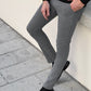 Siena Gray Self-Patterned Pants
