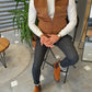 Merida Camel Slim Fit Cachet Vest