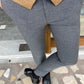 Augusta Gray Slim Fit Trousers