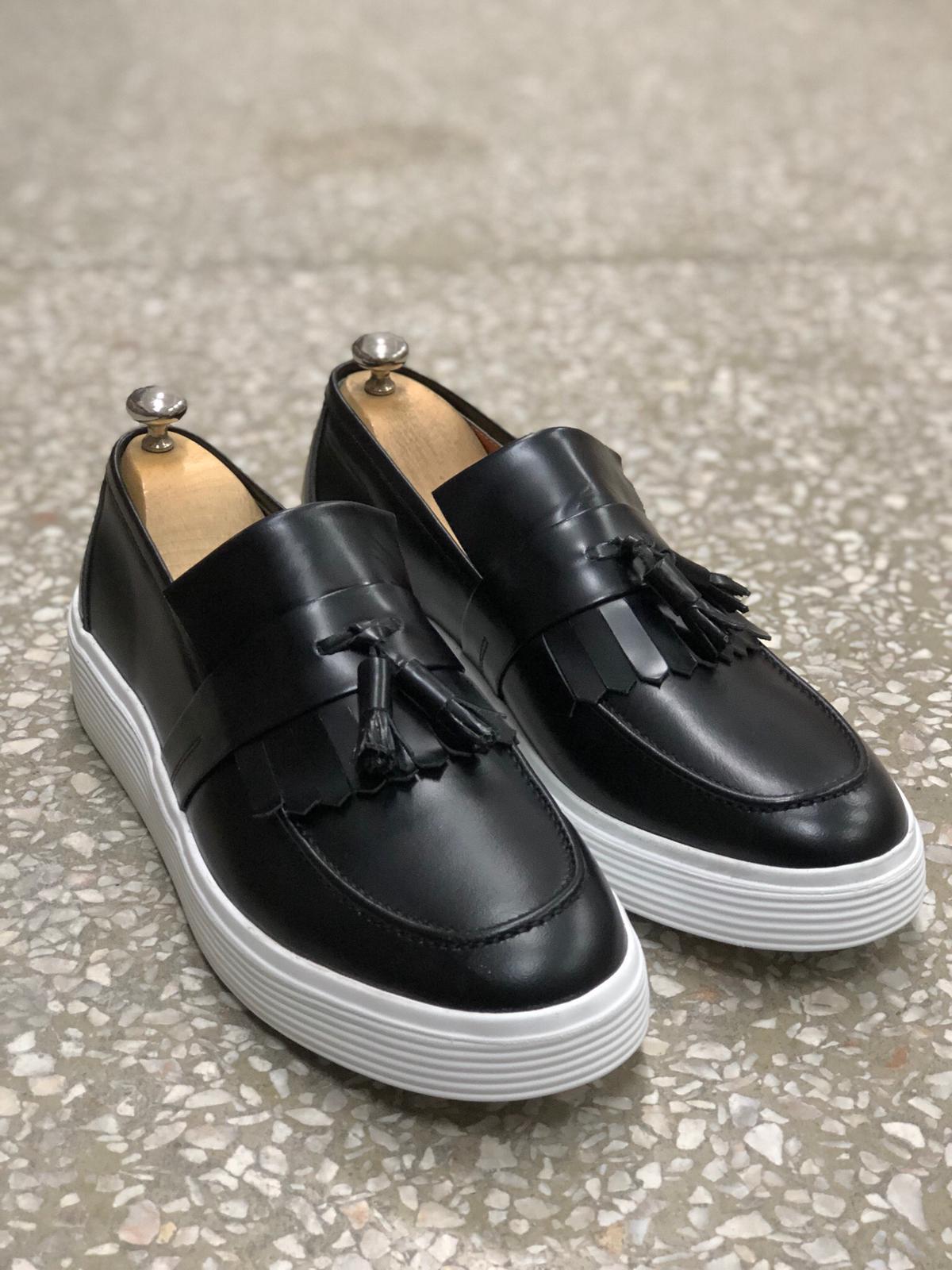 Elmore Black Loafers