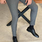 Augusta Gray Slim Fit Trousers