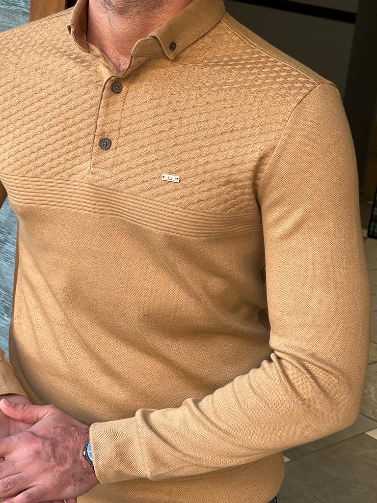 Orlando Yellow Polo Knitwear