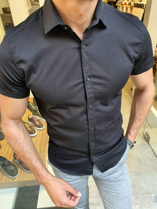 Vigo Black Short Sleeve Shirt