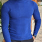Geneva Sax Striped Turtleneck Knitwear