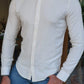 Chester Beige Patterned Slim Fit Shirt