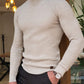 Lucca Beige Turtleneck Knitwear