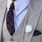 Parker Gray Plaid Slim Fit Suit
