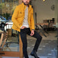 Catania Yellow Slim Fit Coat