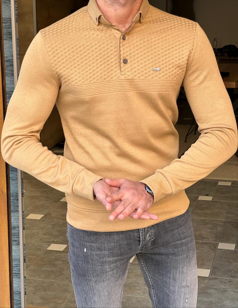 Orlando Yellow Polo Knitwear