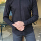 Chester Black Patterned Slim Fit Shirt