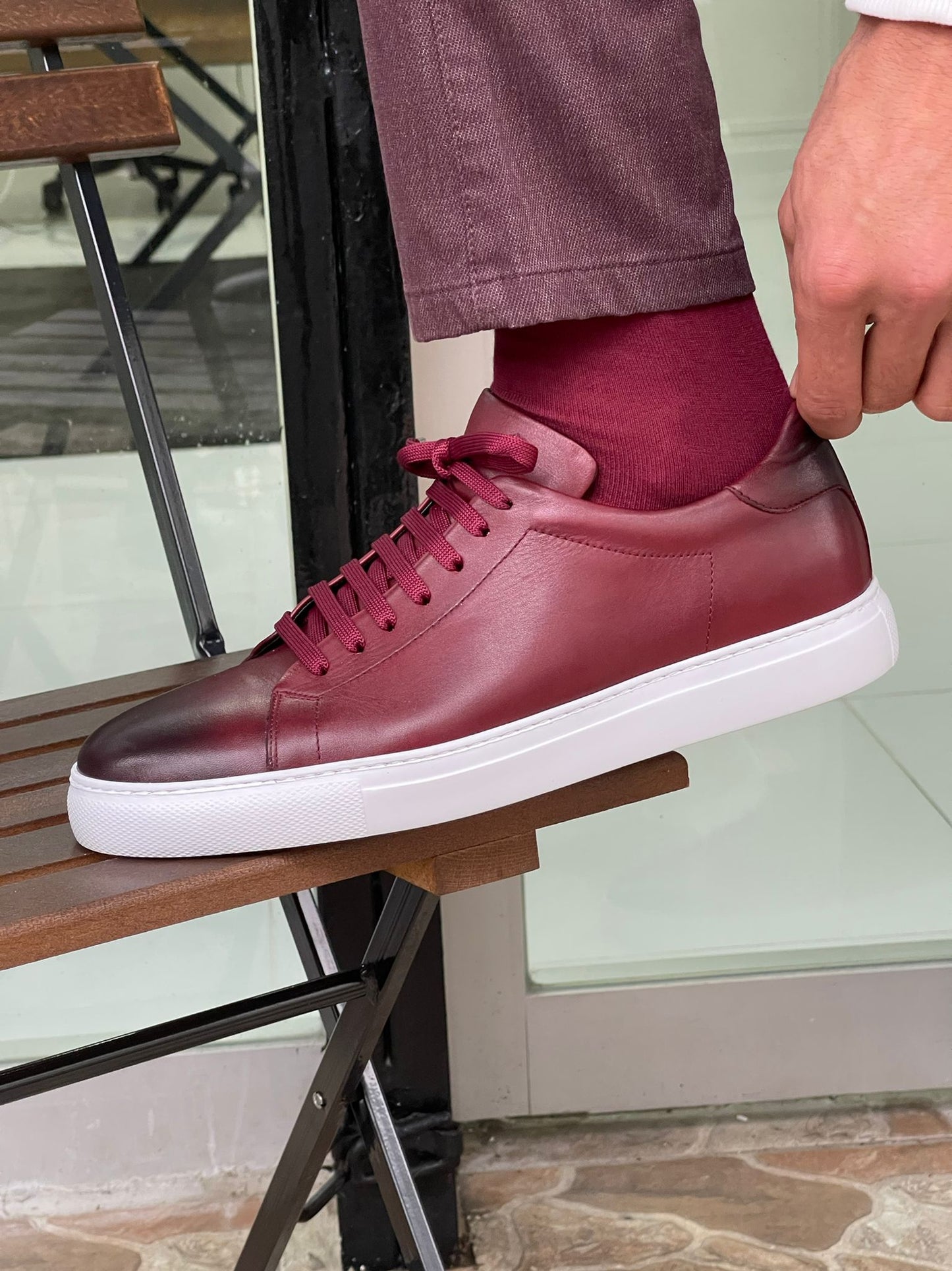 Madison Claret Red Sneakers