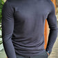 Napoca Navy Blue Slim Fit Sweater