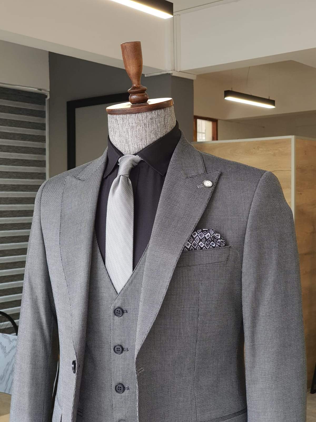 Geneva Gray Slim Fit Suit